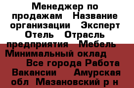 Менеджер по продажам › Название организации ­ Эксперт Отель › Отрасль предприятия ­ Мебель › Минимальный оклад ­ 50 000 - Все города Работа » Вакансии   . Амурская обл.,Мазановский р-н